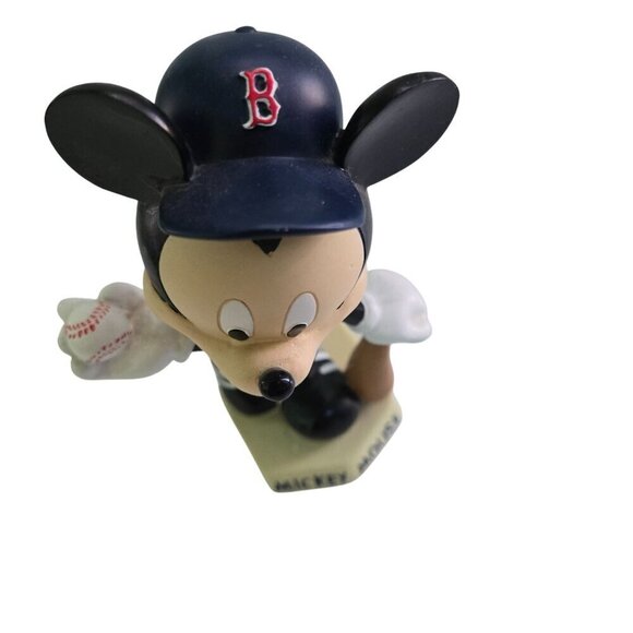 Vintage Disney Mickey Mouse Boston Red Sox Rare Bobble Head Bobble Dobbles - Picture 3 of 7